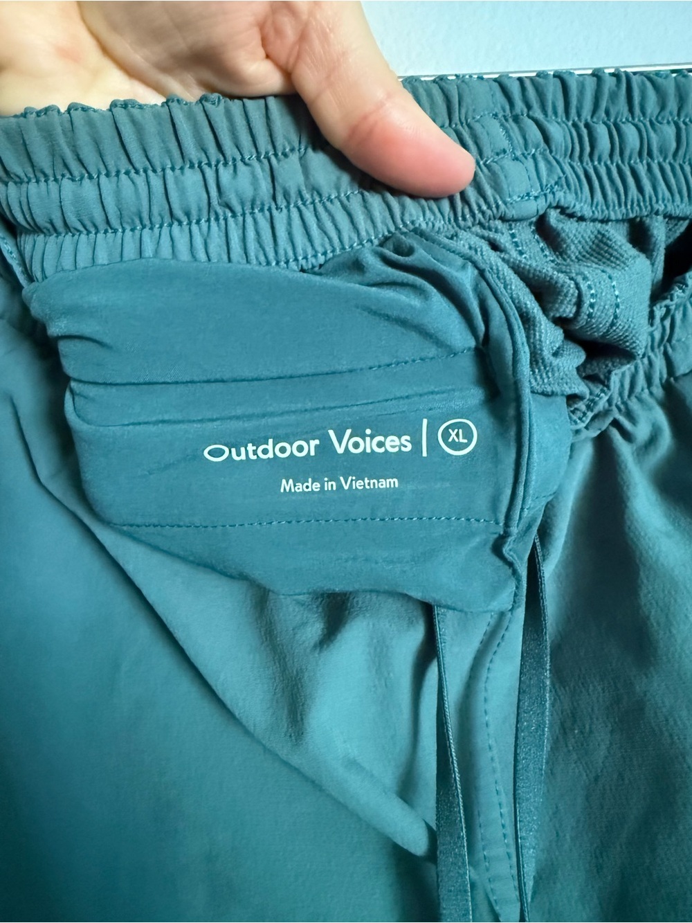 Outdoor Voices Women’s XL Athletic Pants Elastic-Waist Casual Pants in Green - Picture 5 of 9